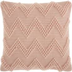 Wool Scatter Cushions Mina Victory Life Styles Complete Decoration Pillows Pink (50.8x50.8cm)