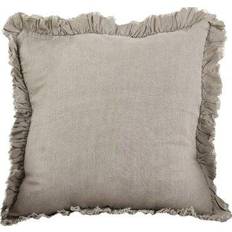 Saro Lifestyle Ruffled Complete Decoration Pillows Beige (50.8x50.8cm)