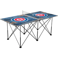 Table Tennis Sets Sports Fan Products Fanatics Chicago Cubs Weathered Design Pop Up Table Tennis Set