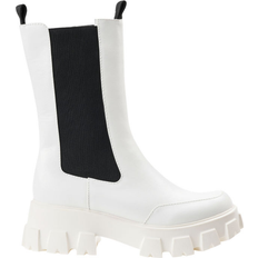 Polyurethane Chelsea Boots Journee Collection Vista - White