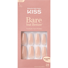 Kiss Bare But Better Nails Nude Drama 28 pcs