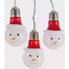 Iron Fairy Lights Kurt Adler Snowman String Light