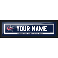 Mustang Columbus Blue Jackets Team Personalized Picture Frame