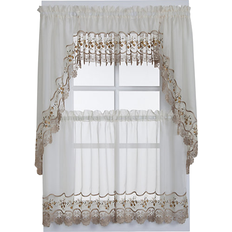 Valances Today's Curtain Vintage Embroidered Macrame Trim 147.32x91.44cm