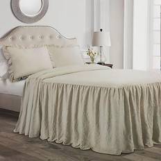 Lush Decor Ruffle Bedspread Beige (203.2x193.04cm)