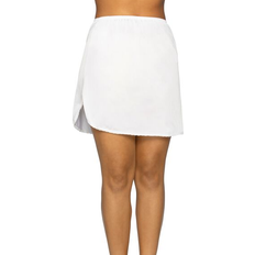 M Underskirts Vanity Fair Everyday Layers Double Slit Half Slip - Star White