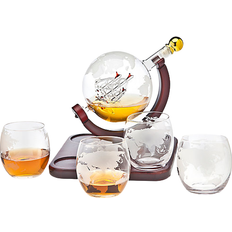 Godinger Globe Whiskey Carafe 5pcs