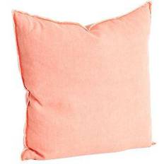 Linen Pillows Saro Lifestyle Fringed Complete Decoration Pillows Orange (50.8x50.8cm)