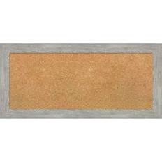 Gray Notice Boards Amanti Art Dove Gray Wash Cork Board Notice Board 83.8x38.1cm