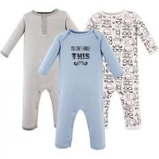 Bow Jumpsuits Children's Clothing Hudson Union Suits/Coveralls 3-pack - Mustache (10151294)