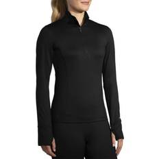 Running T-shirts & Tank Tops Brooks Dash 1/2 Zip Running Top Women - Black