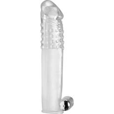 Penis extender XR Brands Clear Sensations Penis Extender Vibro Sleeve with Bullet