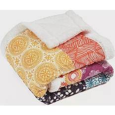 Multicolored Blankets Lush Decor Bohemian Blankets Multicolour (152.4x127cm)