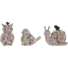 Pink Figurines Dkd Home Decor Animal Figurine 17cm 3pcs