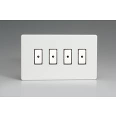 4-Gang V-Pro Eclique2 Touch/Remote Control LED Dimmer Premium White JDQE104S