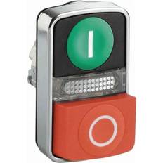 Virtakytkimet Schneider Electric Kaksoisnapautus ZB4 ''0-I'' f/LED r/g