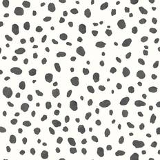 Dalmatian Black and White Wallpaper wilko