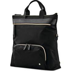 Gold/Brass - Solid Colour Backpacks Samsonite Mobile Solution Convertible Backpack - Black