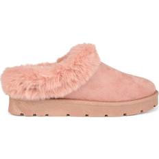 Faux Leather - Women Outdoor Slippers Journee Collection Whisp - Blush