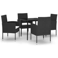 vidaXL 3099620 Patio Dining Set, 1 Table incl. 4 Chairs
