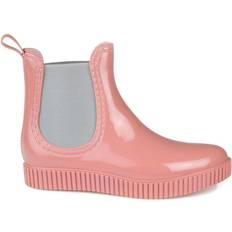 Pink Chelsea Boots Journee Collection Drip - Blush