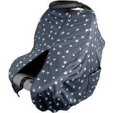 Gray Summer Cover JJ Cole DreamGuard Packable Car Seat Canopy in Stars