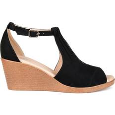 Foam Heeled Sandals Journee Collection Kedzie - Black