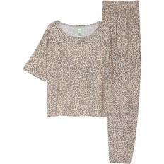 Marrón - Mujer Pijamas Honeydew Intimates Sun Lover Lounge Set - Brown Leopard