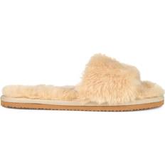 Open Toe Slippers Journee Collection Dawn - Tan