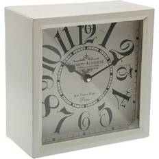 Bordklokker BigBuy Home Table clock Metal (20 x 20 x 20 cm) Bordklokke