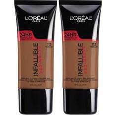 Loreal infallible foundation L'Oréal Paris Infallible Pro-Matte Liquid Longwear Foundation Brown Suede 113
