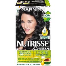 Musta Pysyvät Hiusvärit Garnier Nutrisse Cream #1 Liquorice