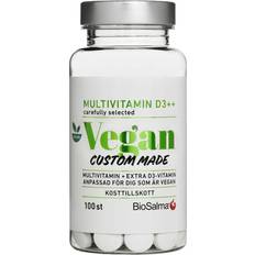 Multivitamin vegan BioSalma Multivitamin D3++ Vegan 100 stk