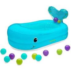 Uppblåsbart badkar Infantino Whale Bubble Bath Inflatable Bath Tub(tm) Blue