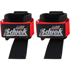 Punainen Hihnat Schiek Power Lifting Straps with Dowel