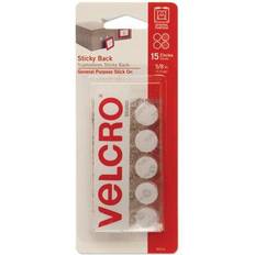 Velcro Coin White 5/8"