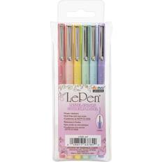 Marvy Assorted Le Pen Fine Point Pastel Set 6/Pkg