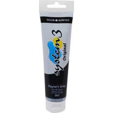 Daler Rowney System 3 Acrylics Payne's Gray, 150 ml tube