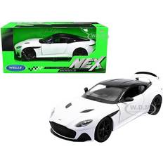 Welly Aston Martin DBS Superleggera White with Black Top "NEX Models" 1/24 Diecast Model Car