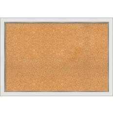 Glass Notice Boards Amanti Art Eva Narrow Framed Cork Bulletin Memo Notice Board 78.7x58.4cm