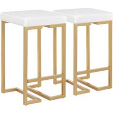 Velvet Bar Stools Lumisource Midas 2-pack Bar Stool 67.3cm 2pcs