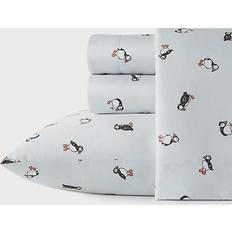 Poppy & Fritz Puffin Paradise Bed Sheet Blue (243.84x205.74cm)