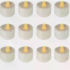 Battery operated candles LumaBase Battery Operated Tea Light 12-pack LED Candle 12pcs