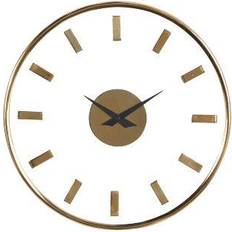 Aluminum Interior Details Olivia & May Round Aluminum Wall Clock with Transparent Face Wall Clock 34.5cm