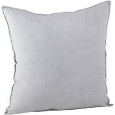 Linen Complete Decoration Pillows Saro Lifestyle Fringed Complete Decoration Pillows Grey (50.8x50.8cm)