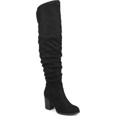 Wide Fit High Boots Journee Collection Kaison Wide Calf - Black