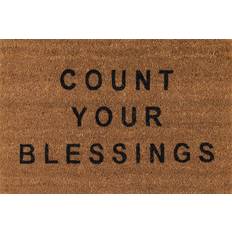 Plastic Entrance Mats Momeni ALO-5 Beige 45.72x76.2cm