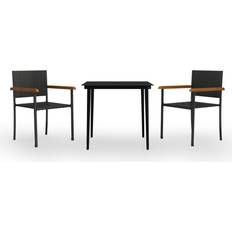 vidaXL 3099419 Patio Dining Set, 1 Table incl. 2 Chairs