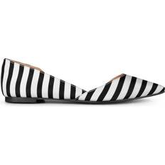 White - Women Low Shoes Journee Collection Cortni - Stripe