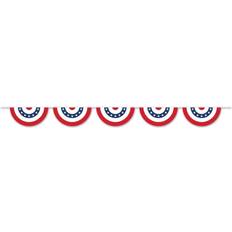 Red Party Decorations Beistle 59850 Patriotic Bunting Banner